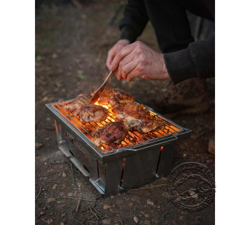 Cкладной мангал Fox Cookware Foldable BBQ