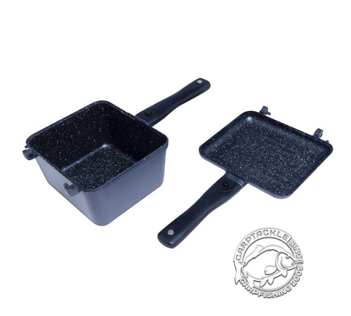 Глубокая кастрюля - сковорода гриль Ridge Monkey Connect Deep Pan & Griddle Granite Edition