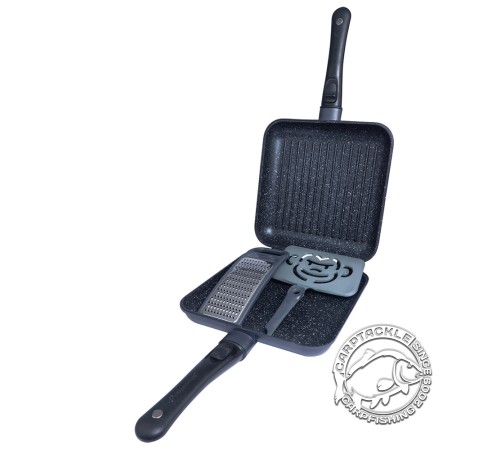 Комбинированный тостер Ridge Monkey Connect Pan & Griddle XXL Granite Edition