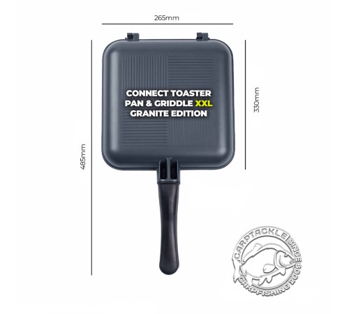 Комбинированный тостер Ridge Monkey Connect Pan & Griddle XXL Granite Edition