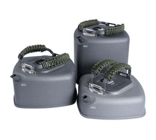 Квадратный чайник с ручками из паракорда Ridge Monkey Square Kettle - Paracord Edition