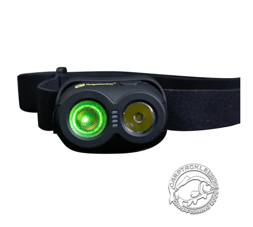 Фонарь аккумуляторный Ridge Monkey VRH150X USB Rechargeable Head Torch