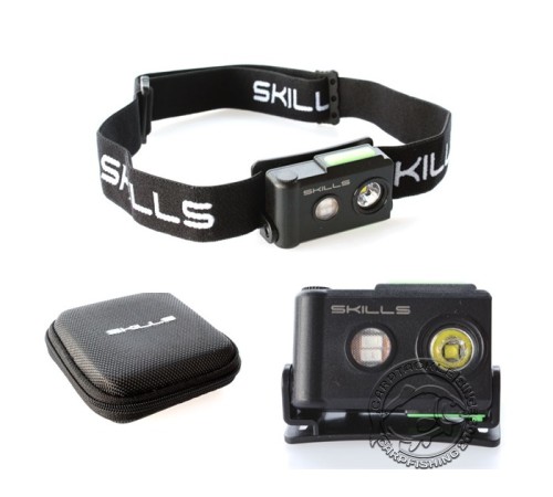 Фонарик налобный SKILLS LED Highlight Ultra Lightweight & Hardcase