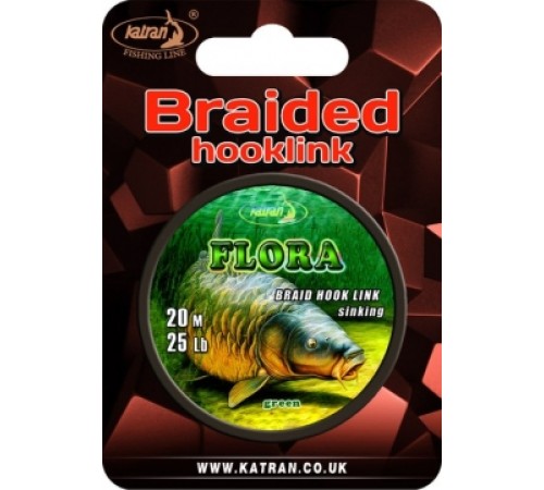 Поводковый материал без оболочки Katran Flora 25lb 20m