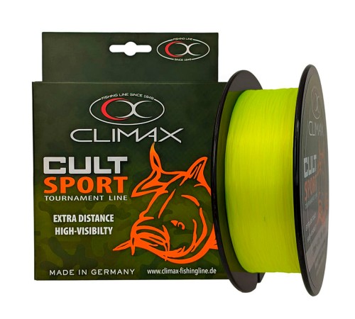 Леска Climax Cult Sport Yellow 1000m