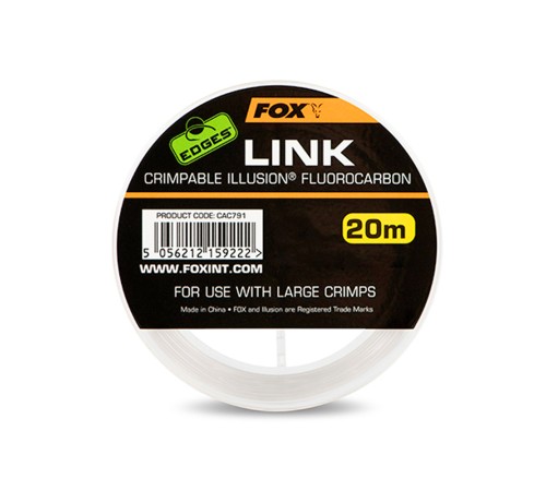 Флюрокарбоновый поводковый материал Fox EDGES Link Illusion Flurocarbon