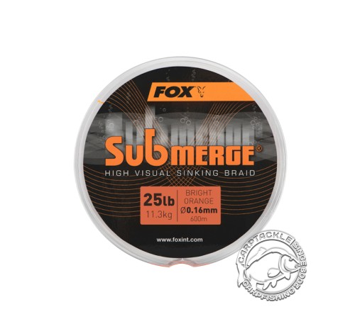 Плетеная леска Fox Submerge High Visual Sinking Braid