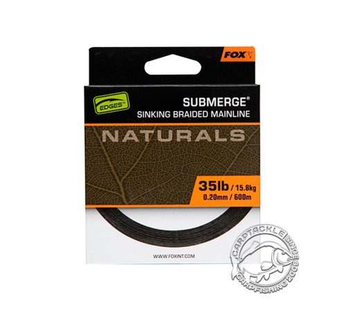 Тонущая плетеная леска Fox EDGES Naturals Submerge Braid
