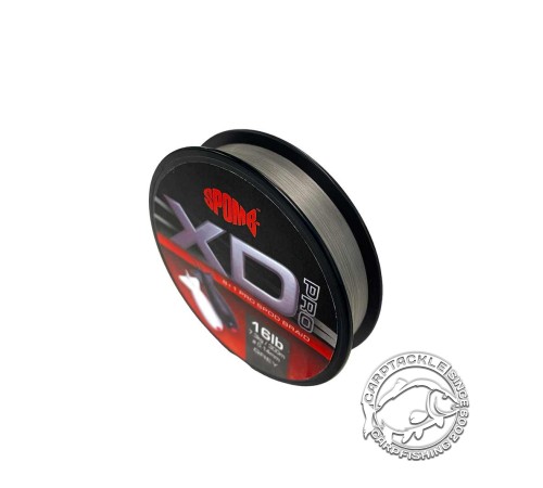 Леска плетеная Spomb XD Pro Braid 16lb 0.14мм 300м