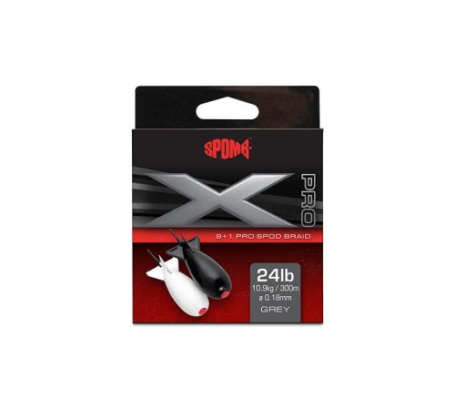 Леска плетеная Spomb X Pro Braid 24lb 0.18мм 300м