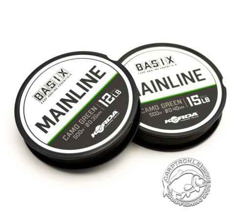 Леска Korda Basix Main Line Camo green