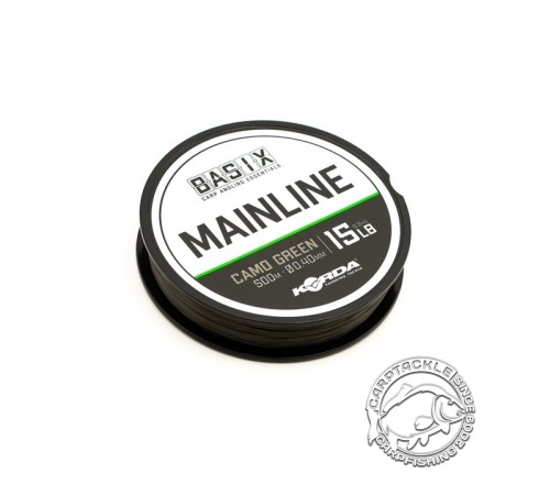 Леска Korda Basix Main Line Camo green