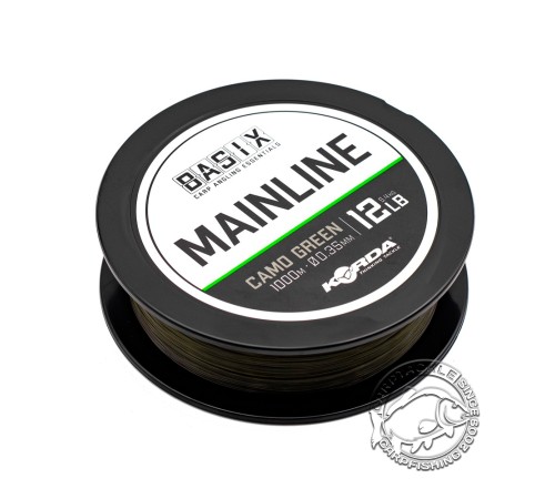 Леска Korda Basix Main Line Camo green