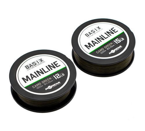 Леска Korda Basix Main Line Camo green