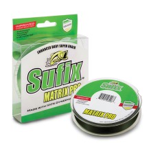 Леска плетеная зеленая SUFIX Matrix Pro 0.25мм 135м