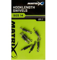 Вертлюги с быстросъемом Matrix Hooklength Swivels