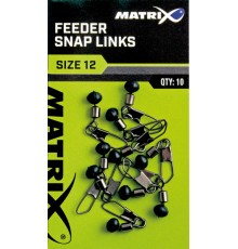 Вертлюг скользящий с застежкой Matrix Feeder Bead Snap Links