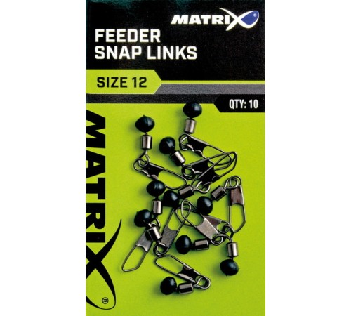 Вертлюг скользящий с застежкой Matrix Feeder Bead Snap Links