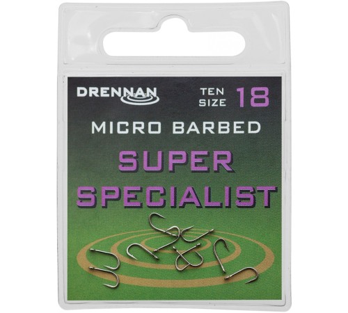 Крючки с ушком DRENNAN Super Specialist MB