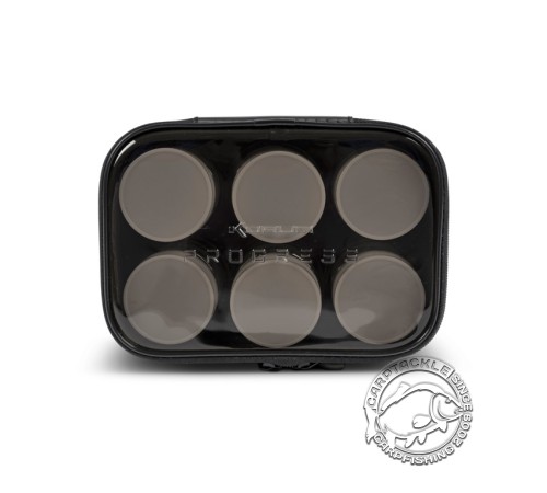 Сумка с банками для насадок из ЭВА Korum Progress EVA Hookbait Pouches