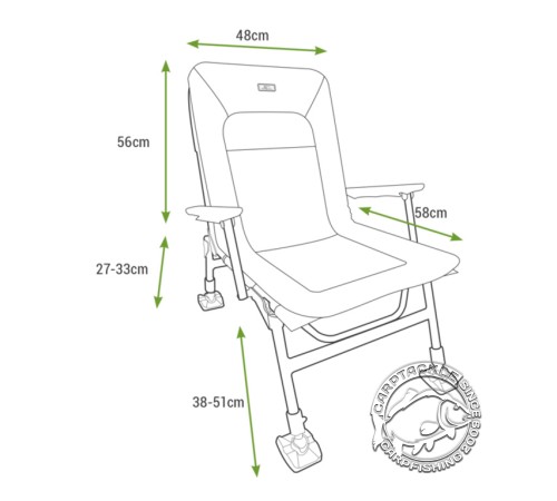 Кресло Korum Supa Lite Stretch Deluxe