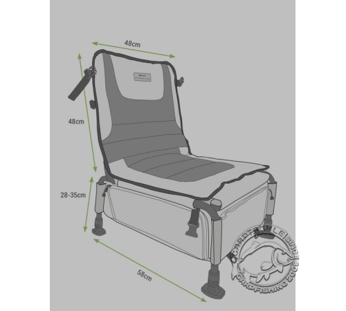 Кресло фидерное Korum Progress Ruckchair - Standard