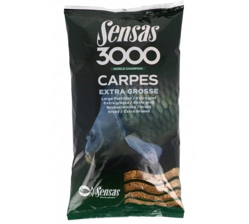 Прикормка Sensas 3000 CARP Extra Grosse