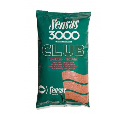Прикормка Sensas 3000 Club CARP Rouge