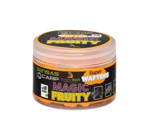 Вафтерсы Sensas Crazy Baits Super Wafters Magic Fruity 8mm