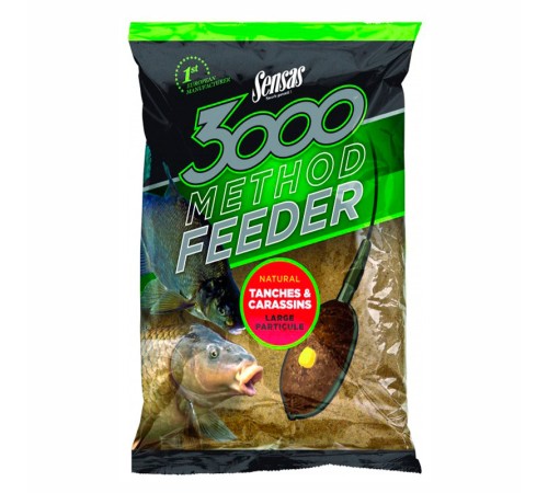 Прикормка Sensas 3000 Method Feeder Tench & Crucian Carp