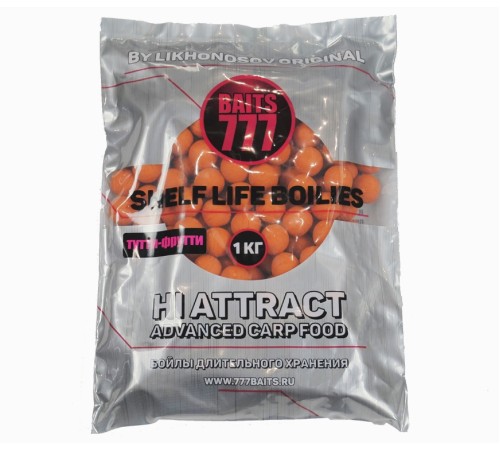 Бойлы тонущие 777 Baits (Лихоносовы) Tutti-Frutti 20мм 1 кг