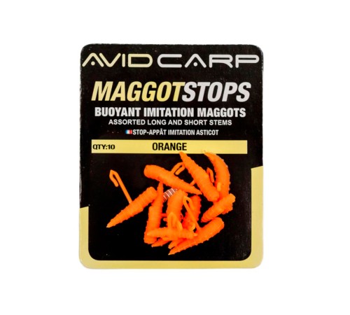 Стопор для бойлов Avid Carp Maggot Stops Orange