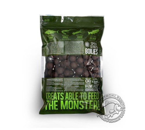 Бойлы тонущие FFEM Ajika Boilies Squid 20mm Кальмар