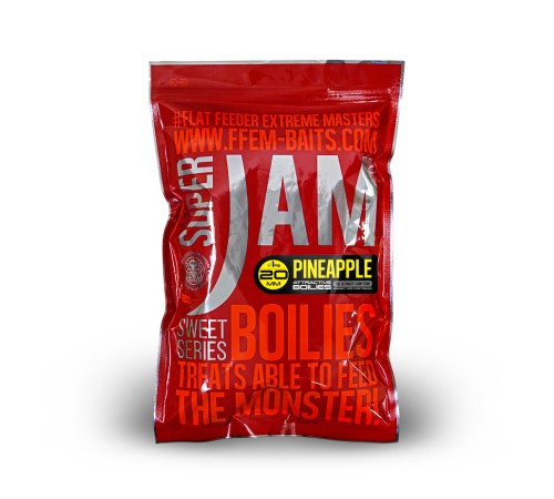Бойлы тонущие FFEM Super Jam Boilies Pineapple 20mm