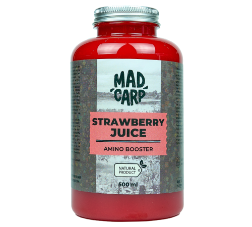 Амино бустер Mad Carp Baits Strawberry Juice 500ml