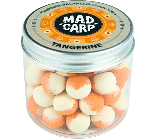 Бойлы насадочные Mad Carp Baits Balanced Tangerine