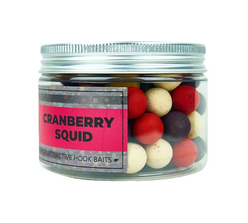 Бойлы насадочные Mad Carp Baits Cranberry Squid Color Mix