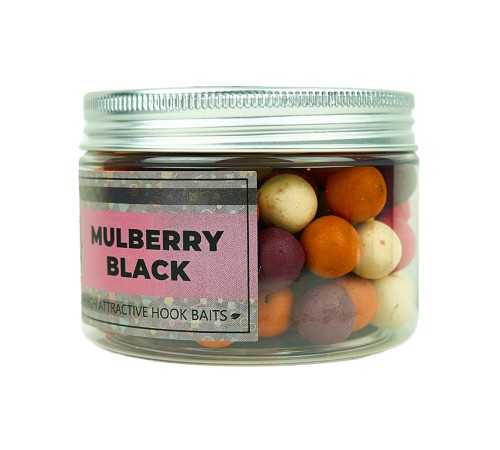 Бойлы насадочные Mad Carp Baits Mulberry Black Color Mix