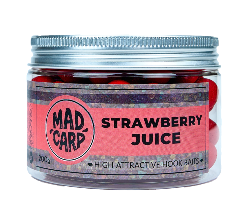 Бойлы насадочные Mad Carp Baits Strawberry Juice