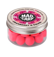 Плавающие бойлы Mad Carp Baits Fluoro POP-UP Cranberry Squid 15mm