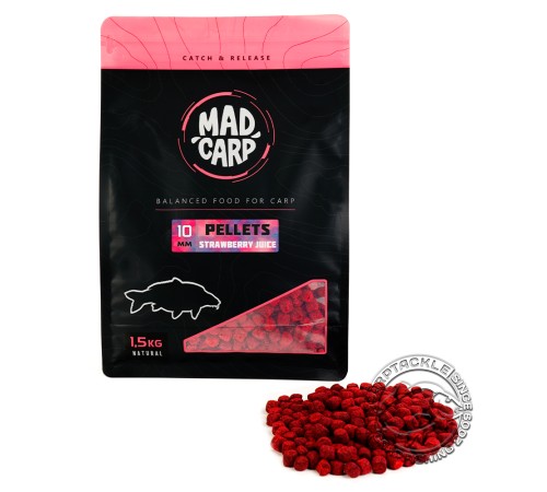 Пеллетс Mad Carp Baits Strawberry Julce