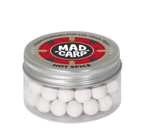 Плавающие бойлы Mad Carp Baits Fluoro POP-UP Hot Spice