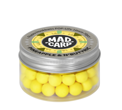 Плавающие бойлы Mad Carp Baits Fluoro POP-UP Pinneapple & N'butyric