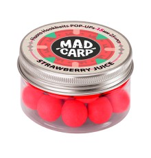 Плавающие бойлы Mad Carp Baits Fluoro POP-UP Strawberry Juice 15mm