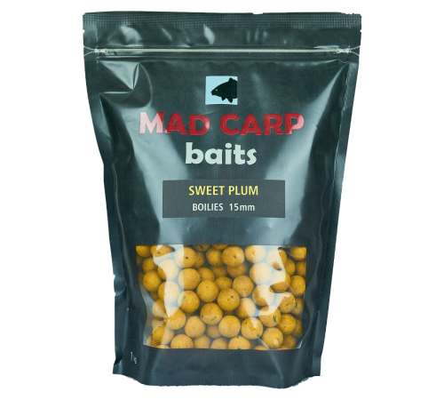 Бойлы тонущие Mad Carp Baits Sweet Plum 1kg