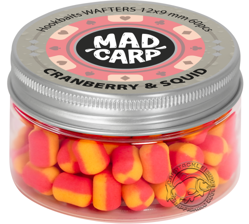 Вафтерсы Mad Carp Baits Wafters Cranberry & Squid