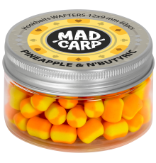Вафтерсы Mad Carp Baits Wafters Pinneapple & N'butyric 12-9mm