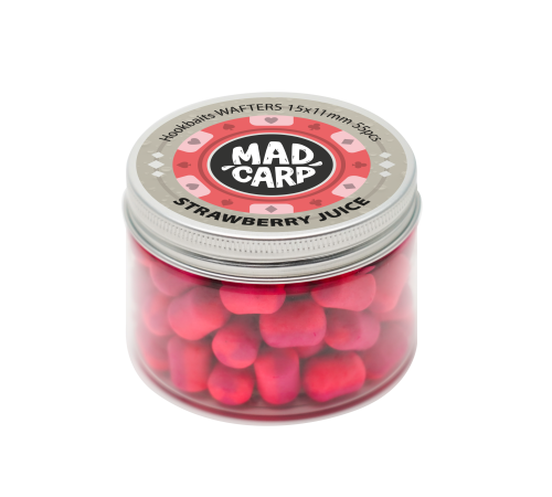 Вафтерсы Mad Carp Baits Wafters Strawberry Juice
