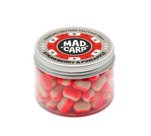 Вафтерсы Mad Carp Baits Wafters Strawberry & Pinneapple