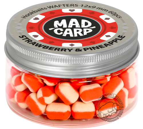 Вафтерсы Mad Carp Baits Wafters Strawberry & Pinneapple